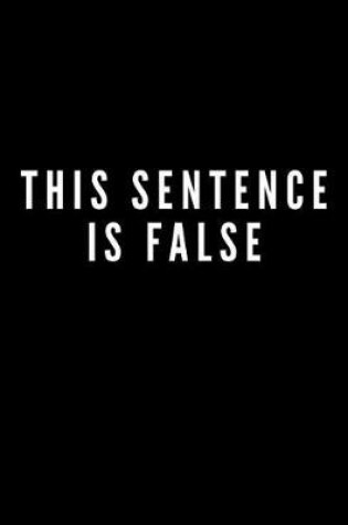 Cover of This Sentence Is False