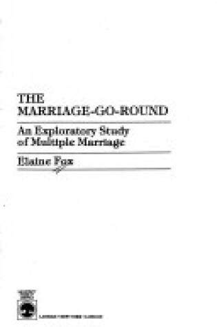 Cover of Marriage-go-round