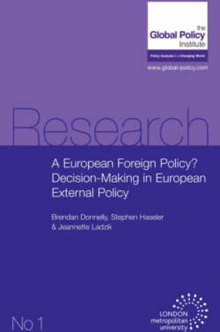 Cover of A European Foreign Policy?