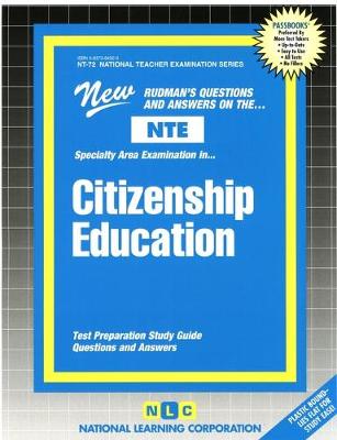 Book cover for Citizenship Education