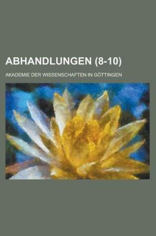 Cover of Abhandlungen (8-10)