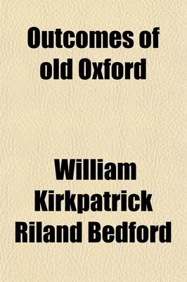 Book cover for Outcomes of Old Oxford