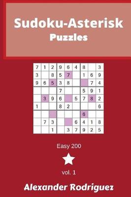 Book cover for Sudoku-Asterisk Puzzles - Easy 200 vol. 1