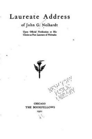 Cover of Laureate Address of John G. Neihardt