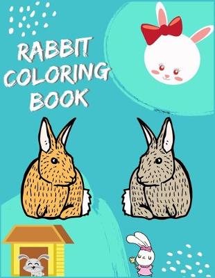 Book cover for Rabbit Coloring Book