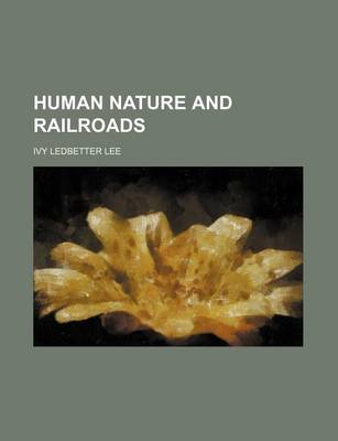 Book cover for Human Nature and Railroads