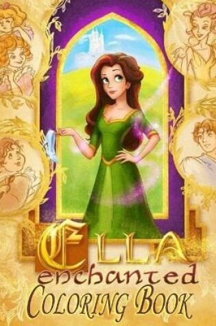 Cover of Ella enchanted Coloring Book