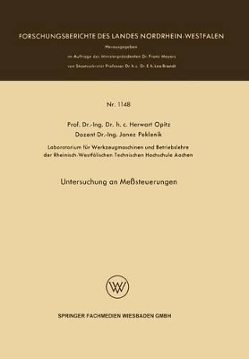 Book cover for Untersuchung an Messsteuerungen