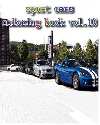 Book cover for Sport Cars Coloring book Vol.10