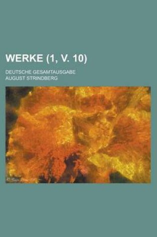 Cover of Werke (1, V. 10); Deutsche Gesamtausgabe
