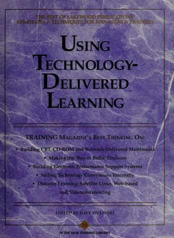 Book cover for Using Technology-Delivered Learning (Book 10) (Paper Only)