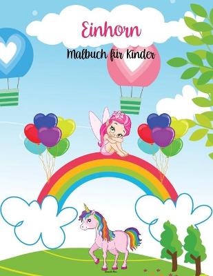 Book cover for Einhorn Malbuch für Kinder