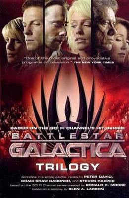 Book cover for Battlestar Galactica Trilogy