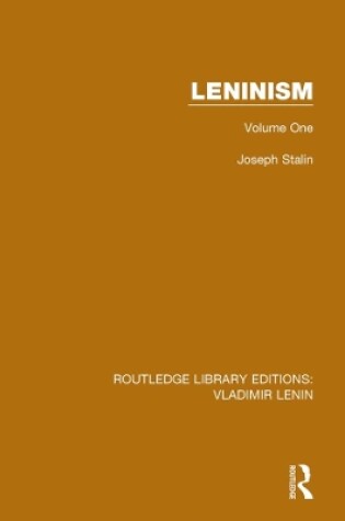 Cover of Leninism