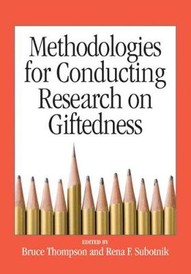 Book cover for Methodologies for Conducting Research on Giftedness