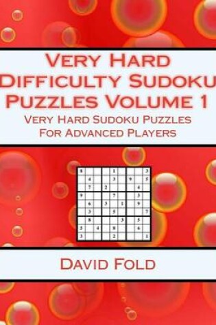 Cover of Very Hard Difficulty Sudoku Puzzles Volume 1