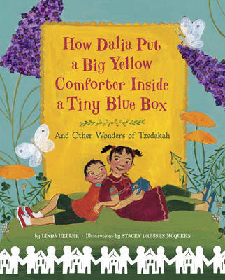 Book cover for How Dalia Put a Big Yellow Comforter Inside a Tiny Blue Box