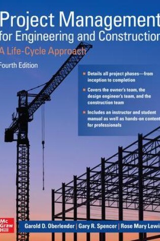 Cover of Project Management for Engineering and Construction: A Life-Cycle Approach, Fourth Edition