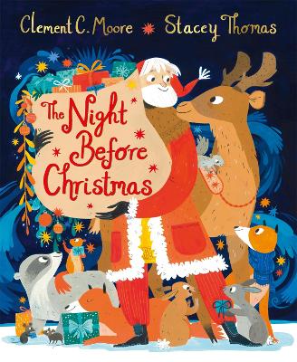 Book cover for The Night Before Christmas, illustrated by Stacey Thomas