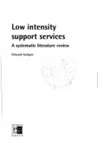 Cover of Low Intensity Support Services