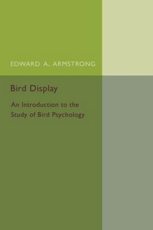 Cover of Bird Display