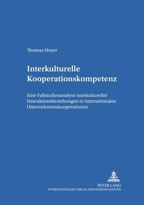 Book cover for Interkulturelle Kooperationskompetenz