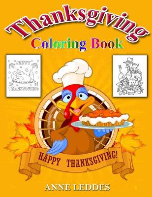 Book cover for Thanksgiving Coloring Book