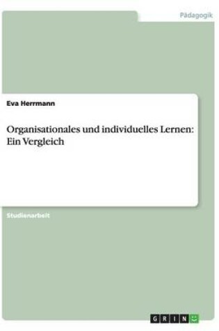 Cover of Organisationales und individuelles Lernen