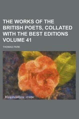 Cover of The Works of the British Poets, Collated with the Best Editions Volume 41