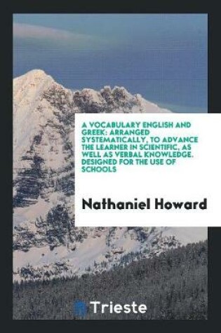 Cover of A Vocabulary English and Greek