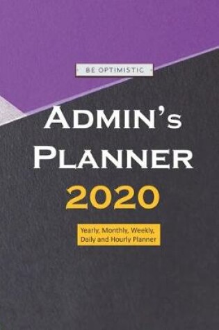 Cover of Admin's Planner 2020