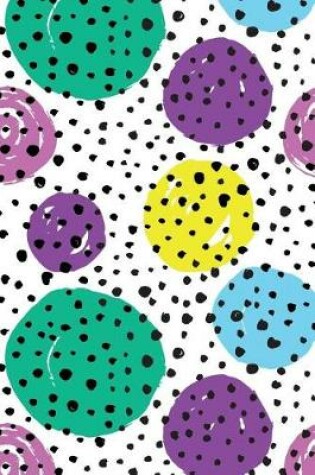 Cover of Bullet Journal Notebook Circles and Spots Pattern 1