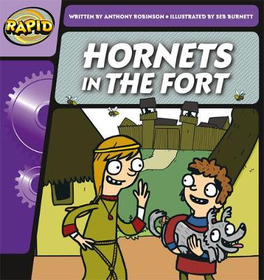 Cover of Rapid Phonics Hornets in the Fort Step 2 (Fiction) 3-pack