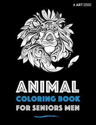 Cover of Animal Coloring Book For Seniors Men