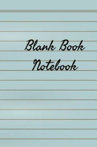 Cover of Blank Book Notebook