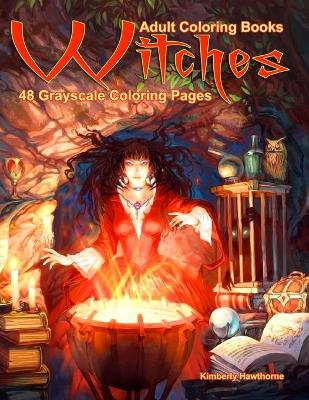 Book cover for Adult Coloring Books Witches