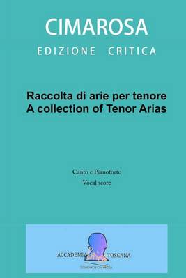 Book cover for Raccolta di arie per tenore