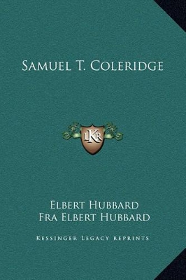 Book cover for Samuel T. Coleridge