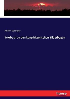 Book cover for Textbuch zu den kunsthistorischen Bilderbogen