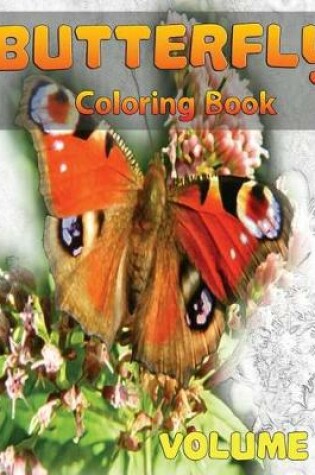 Cover of Butterfly Coloring Books Vol. 1 for Relaxation Meditation Blessing