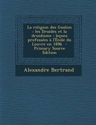 Book cover for La Religion Des Gaulois