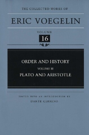 Cover of Order and History (CW16)