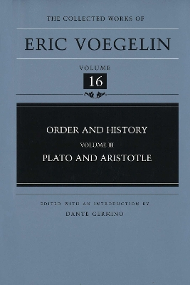 Book cover for Order and History (CW16)