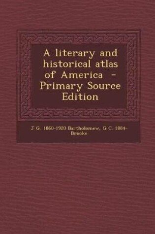 Cover of A Literary and Historical Atlas of America