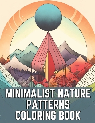 Book cover for Minimalist Nature Patterns Coloring Book