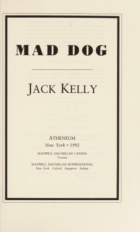 Book cover for Mad Dog