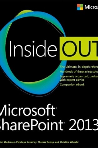 Cover of Microsoft SharePoint 2013 Inside Out