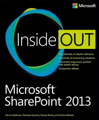 Book cover for Microsoft SharePoint 2013 Inside Out