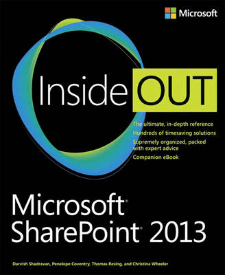 Book cover for Microsoft SharePoint 2013 Inside Out