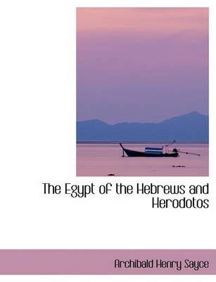 Book cover for The Egypt of the Hebrews and Herodotos